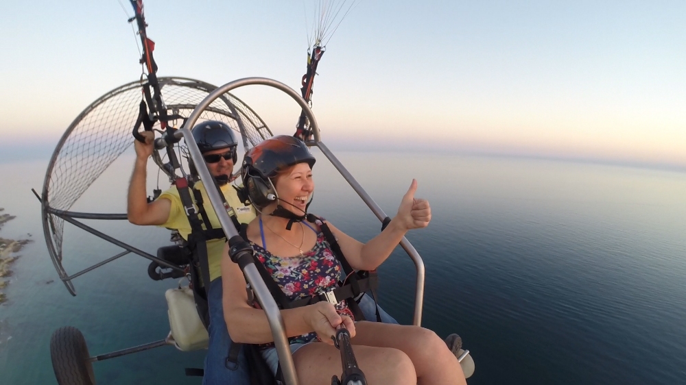 Paratrike flight in Armação de Pêra - Skydive Algarve